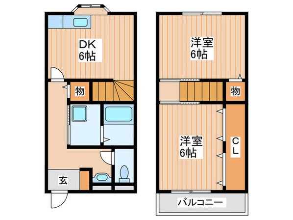 ザ・テラス弐番館の物件間取画像